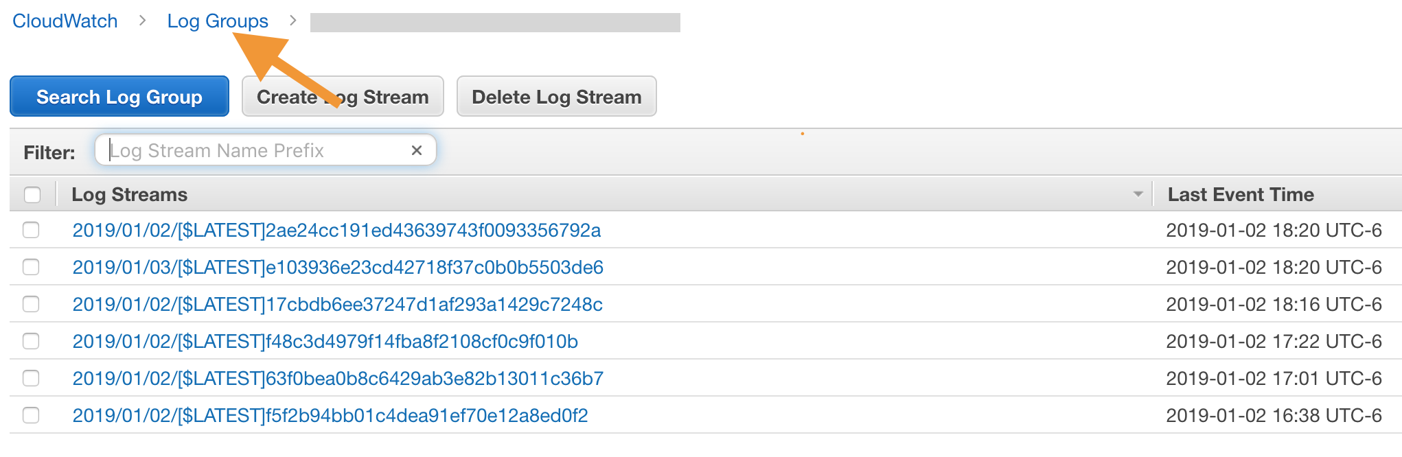 log-groups